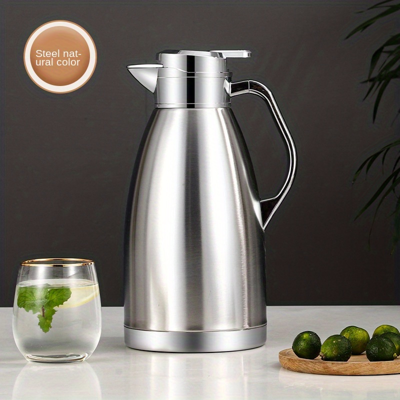 Temperature Display Vacuum Flasks Kettle 316 Stainless Steel Thermos  Thermal Insulated Coffee Pot Tea Jug 1000ML Water Bottle