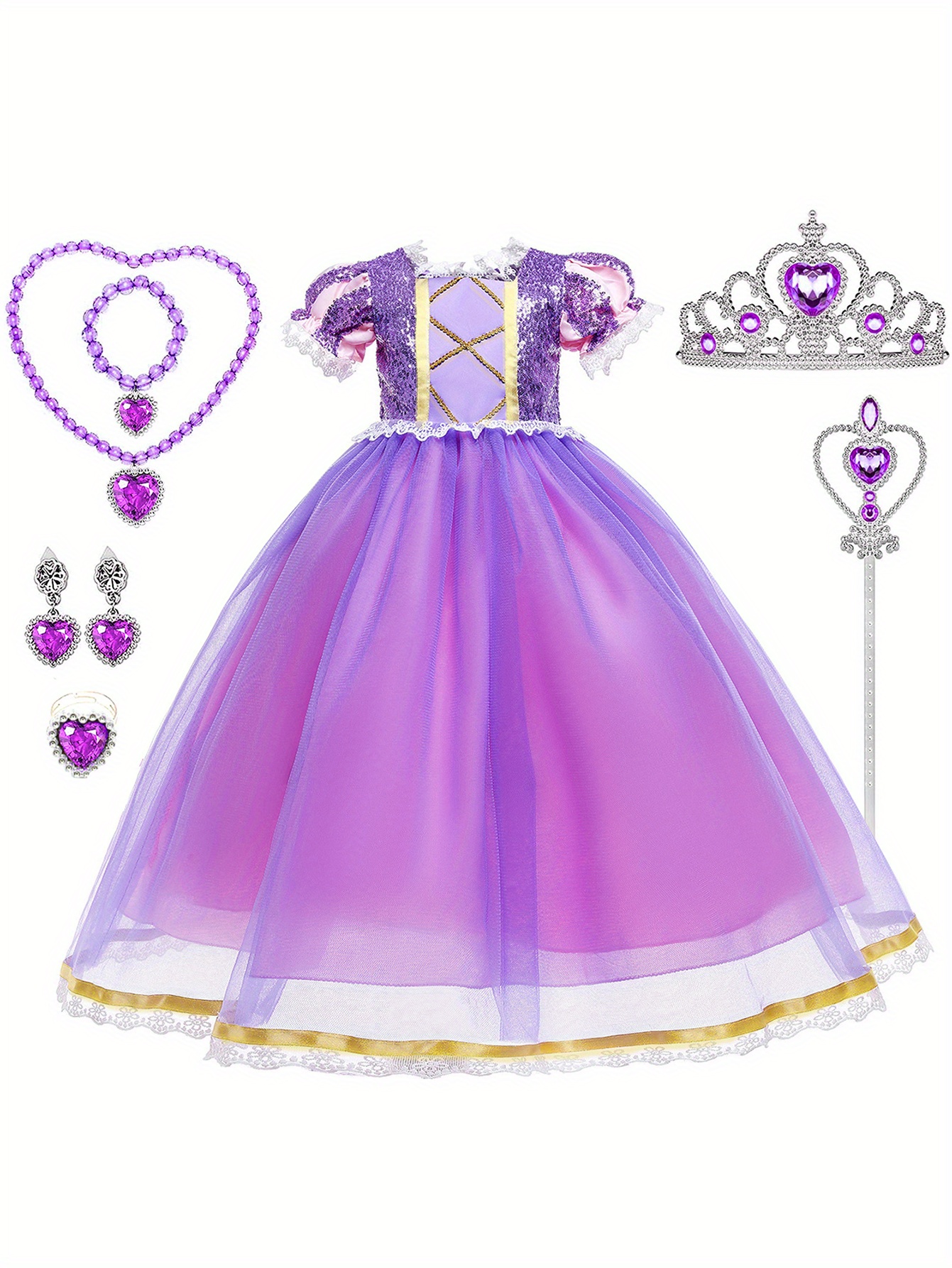 Girl's Princess Dress Accessories Set Multiple Choices Fairy Temu
