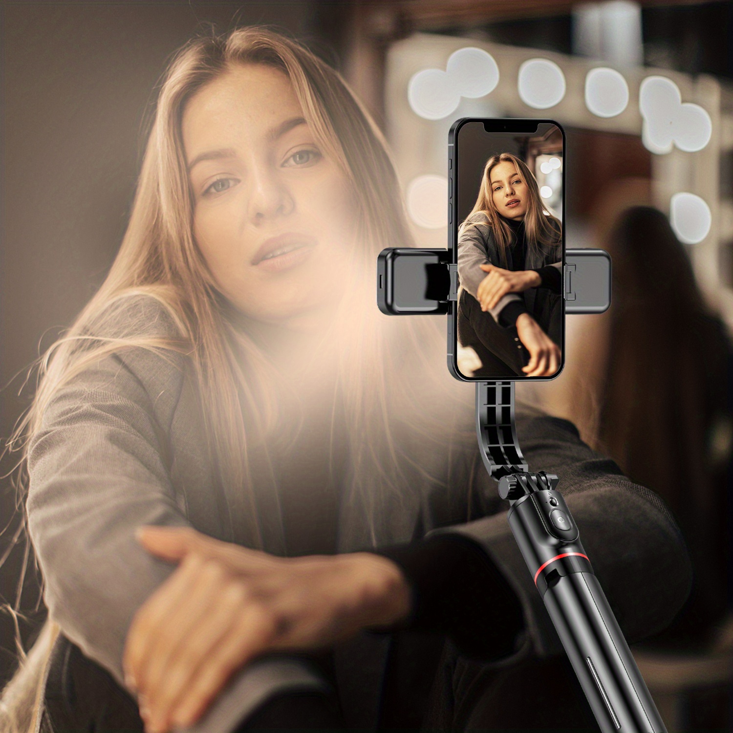  Selfie Stick Two Fill Light Selfie Stick Upgraded Tripod - Temu