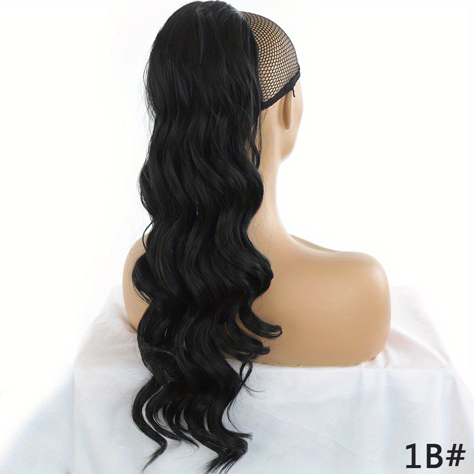 Long Straight Drawstring Ponytail Extensions