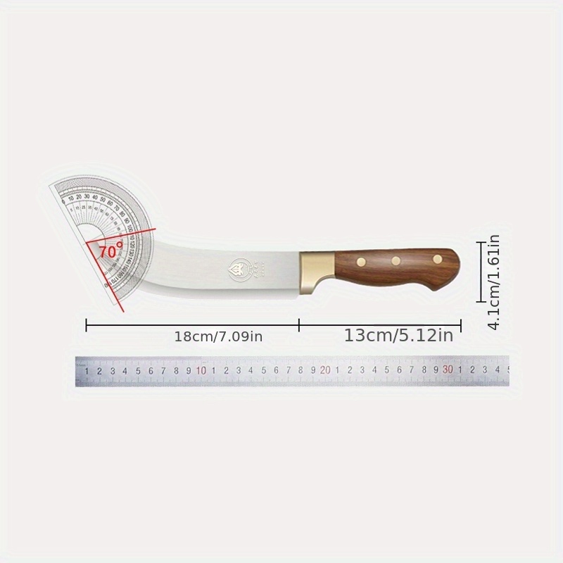 Professional Meat Cutting Knife With Wooden Handle - Perfect For Your  Kitchen! - Temu