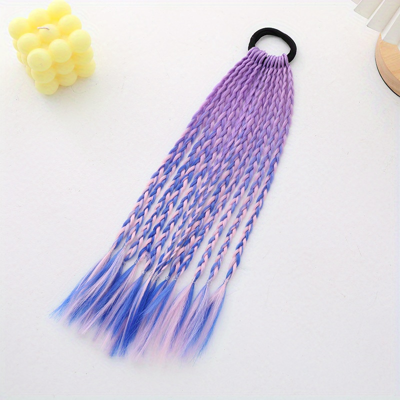 Image of 12 Braids, ' Braids, Fried Dough Twists Braids, Ponytails, Fashion Performance Modeling, Headband Decoration, Options