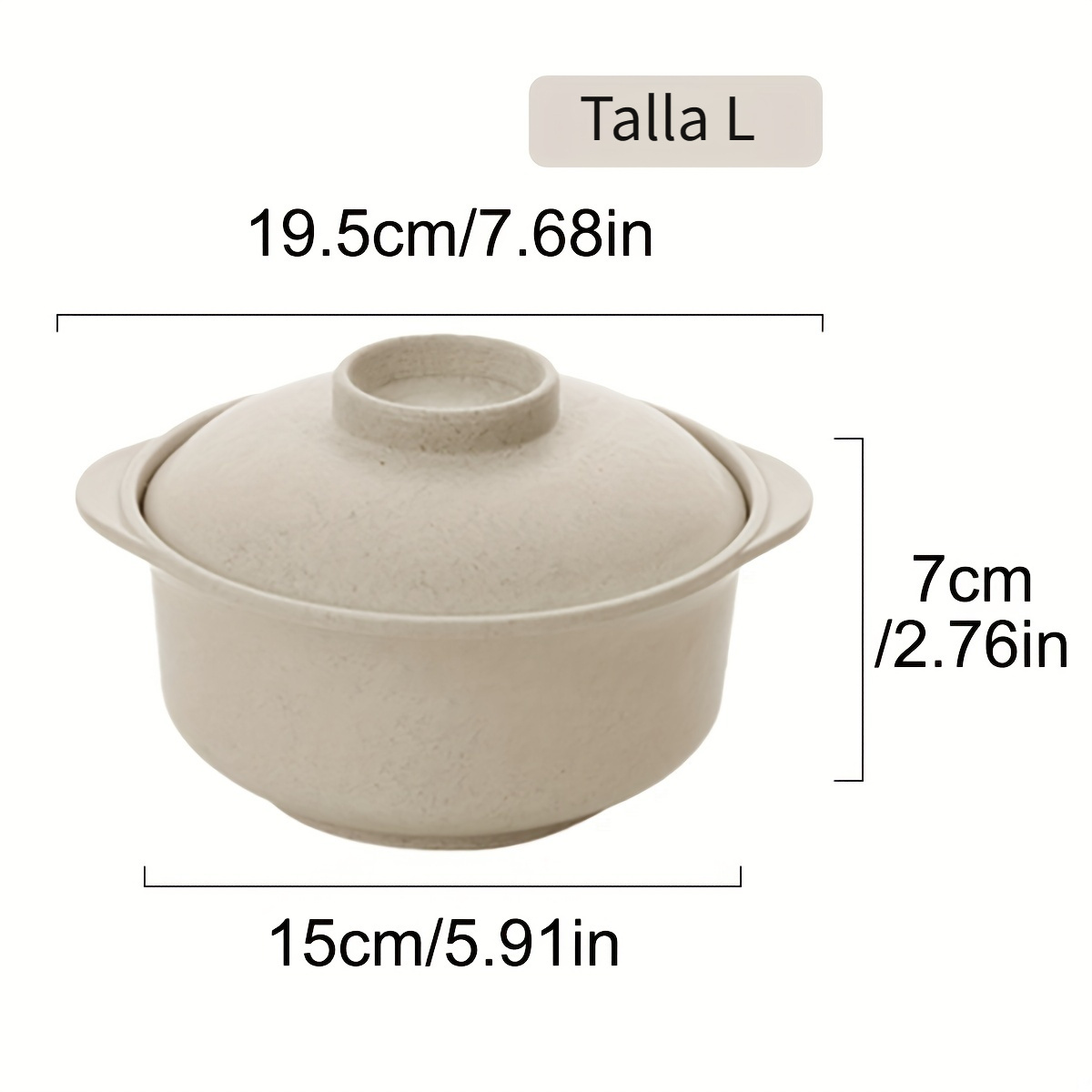 1set Cuenco Ramen Tapa Cuencos Fideos Instantáneos Ramekin - Temu