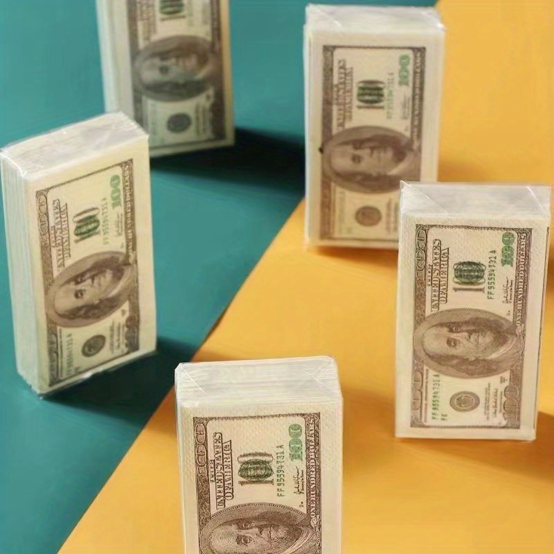 1 Packs=10 Pieces ) 100 $ Dollars Soft Paper Napkin Us Dollar Bill Money  Paper Towel Party Supplies Tricky Gift Disposable Z1z - Paper Napkins &  Serviettes - AliExpress