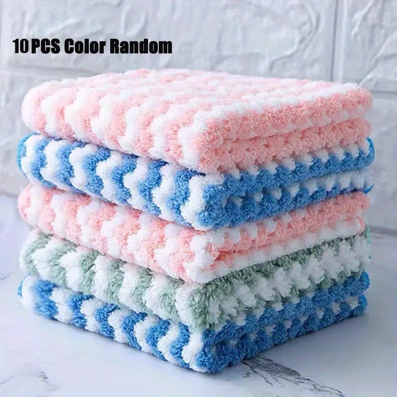 Solid Color Dish Towels, Soft Textured Dish Drying Mats, Striped Microfiber  Contemporary Hypoallergenic Cleaning Pad, Reusable And Washable Dish  Cloths, Super Soft Deep Absorbent Quick-drying Dish Towel, Cleaning  Supplies - Temu