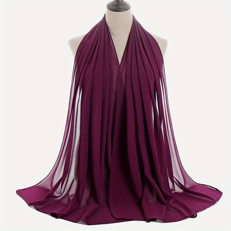 Burgundy chiffon hot sale shawl