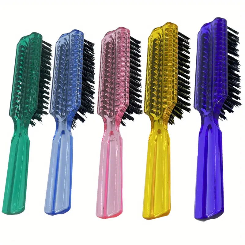 Colorful Nylon Cleaning Brush For Men - Transparent Plastic Handle, Styling  Tools Accessories For Beard And Hair Care - Temu