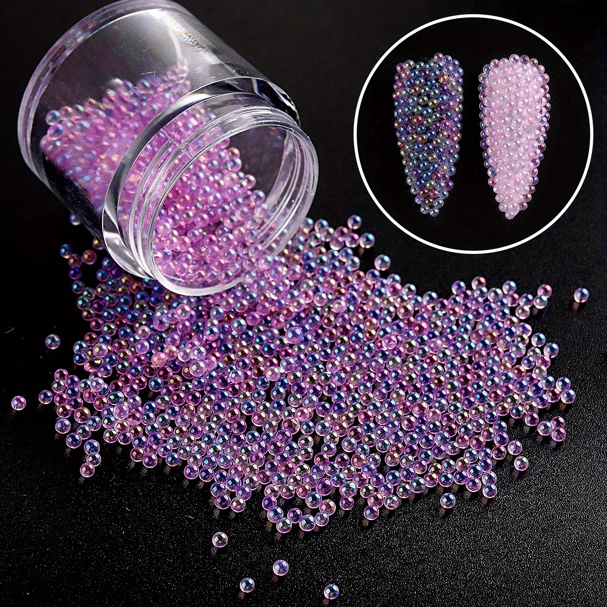 Caviar Beads Nail Crystals Micro Pixie Beads - Temu