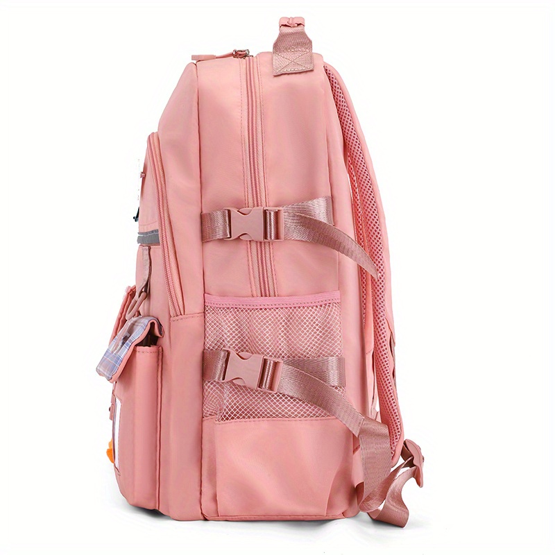 Ultralight Girls Schoolbag, Plaid Pattern Backpack, Cute Sweet Student