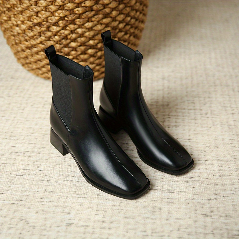 Celine square hot sale toe boots