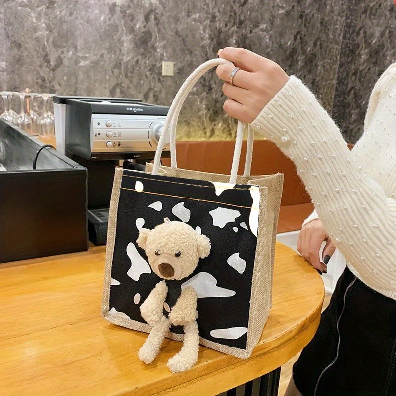 teddy bear tote bag - Temu Bahrain