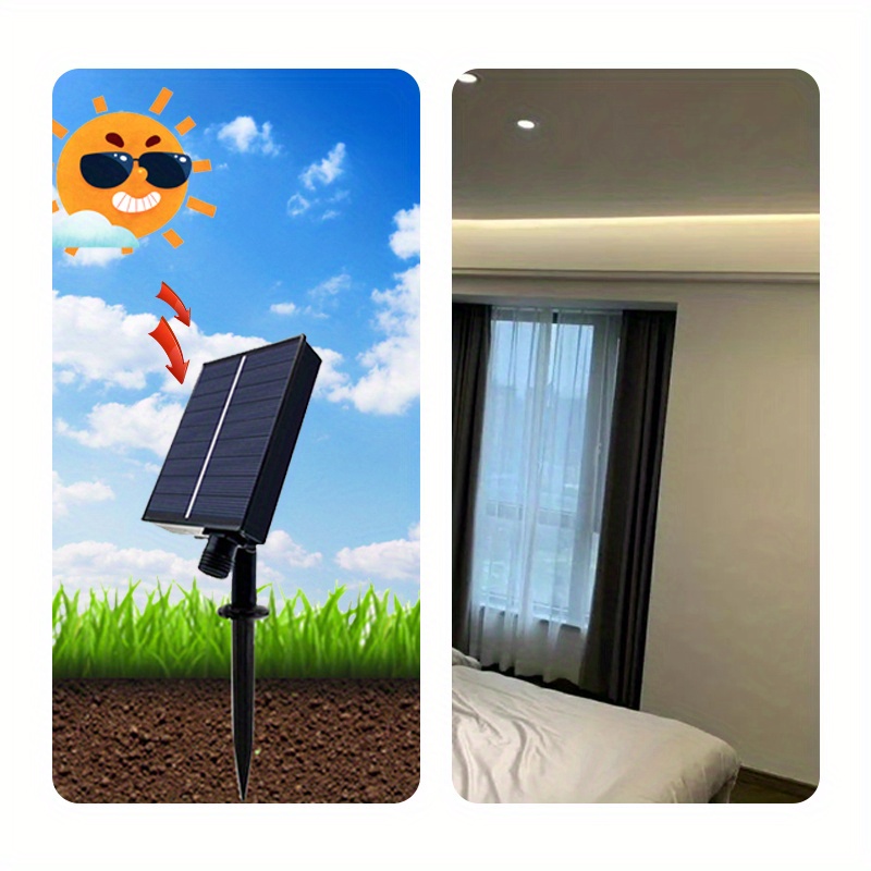 Self adhesive store outdoor solar lights