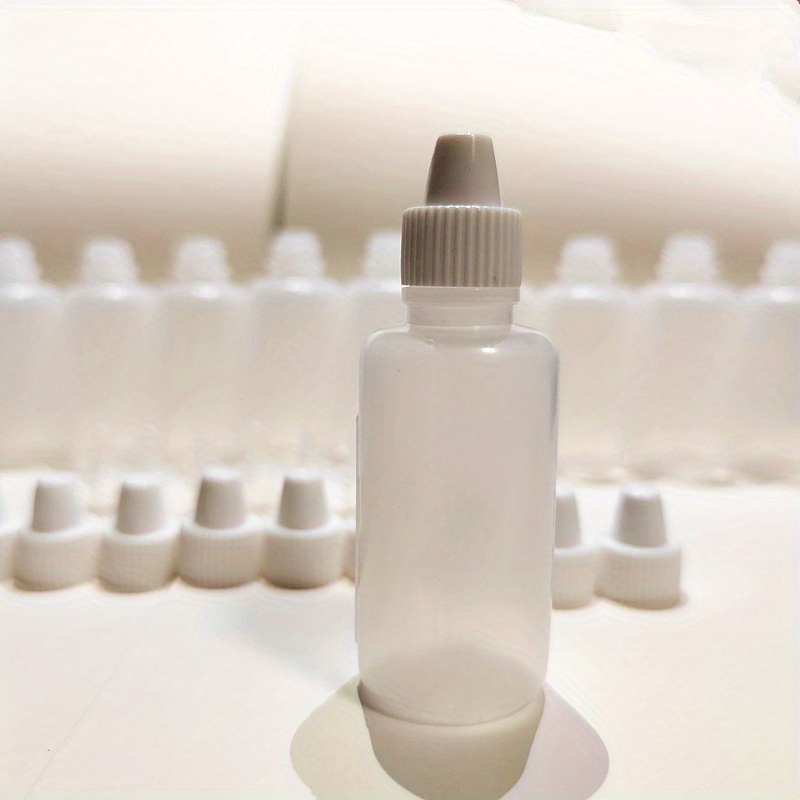 10Pcs 10ml Transparent Mini PE Plasitc Squeeze Bottle, Squeezable Eye Drop  Bottle, Plastic Dropper Bottle For Tattoo Liquid, Medicine Liquid, Ink Etc.  Plastic Dropper Bottles, Empty Squeezable Dropper Bottle with Cap,  Refillable