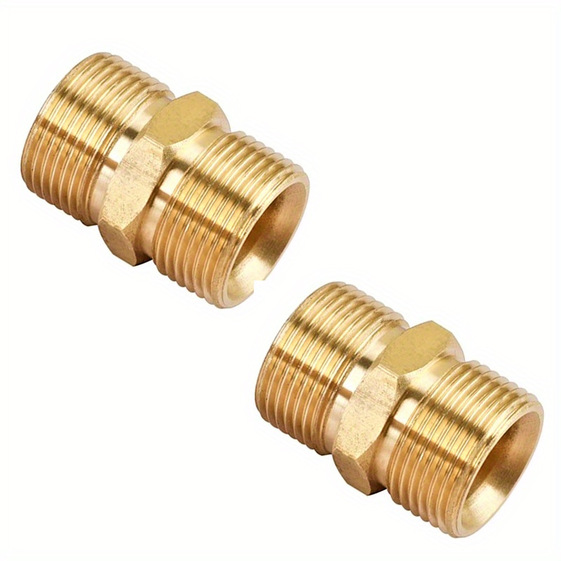 M22 Male to M14 Female Brass Adapter For High Pressure Washer Gun