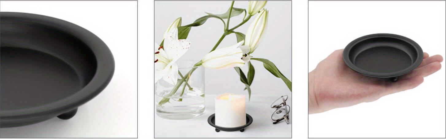 Candela a colonna liscia verniciata nera G Decor Grace Onyx -  Italia