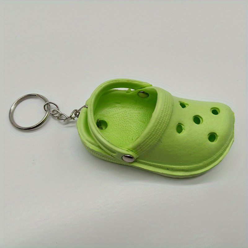 Mini Slipper Scarpe Portachiavi Carino 3D Beach Hole Little Croc