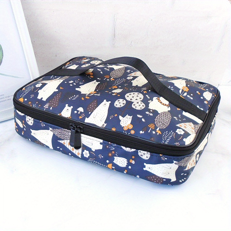 Tpu Material Slant Cross Shoulder Bento Bag Ice Pack - Temu