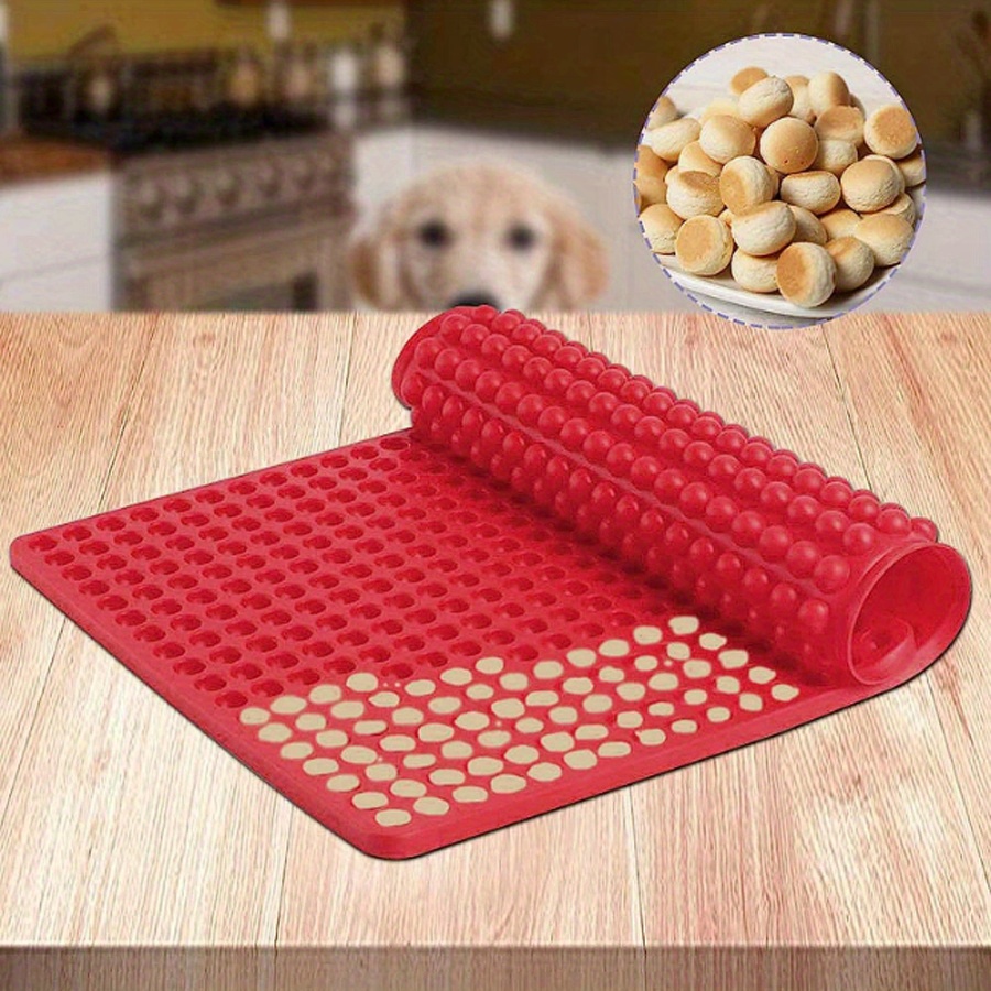 1pc Silicone Baking Mat With 30 Round Macaron Cavities