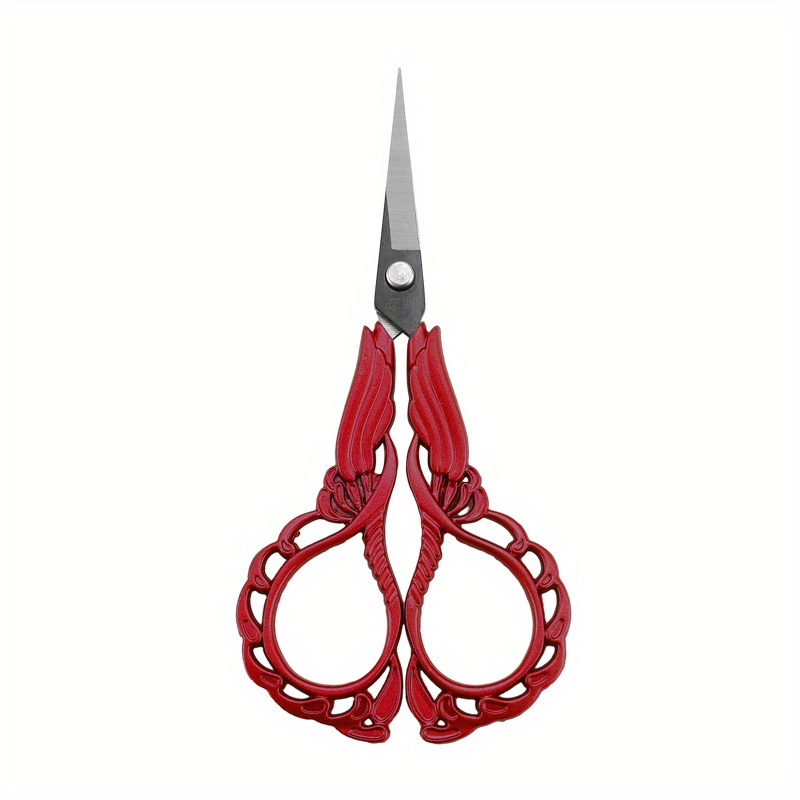 Black Blade Vintage Craft Orchid Scissors Super Sharp - Temu