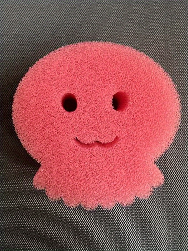 Happy Face Octopus Cleaning Sponge - Temu Austria