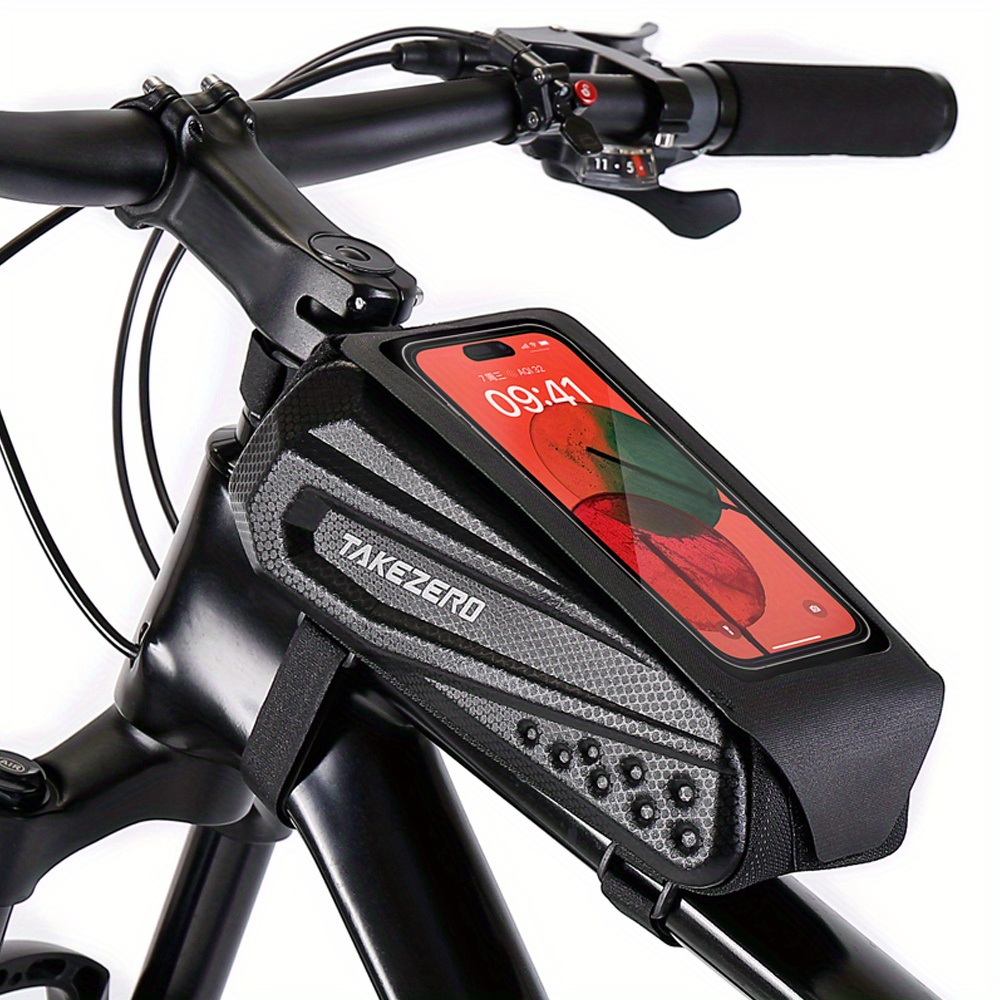 Bolsa Cuadro de Bicicleta MTB con Pantalla Táctil para Teléfono