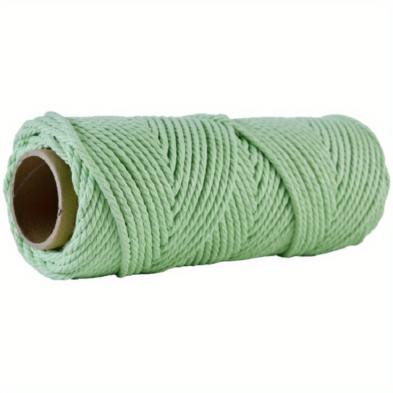 Neon Green Macrame Cord,2mm Green Cotton Cord for Macrame,macrame