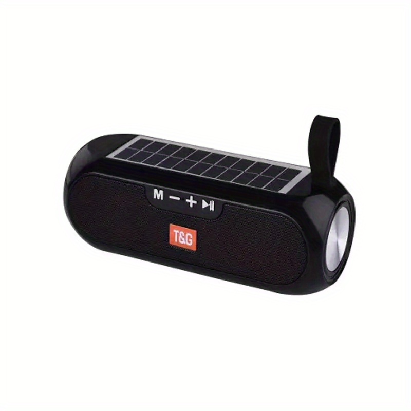 Portable Column Wireless Speaker, Stereo Music Box, Solar Charging