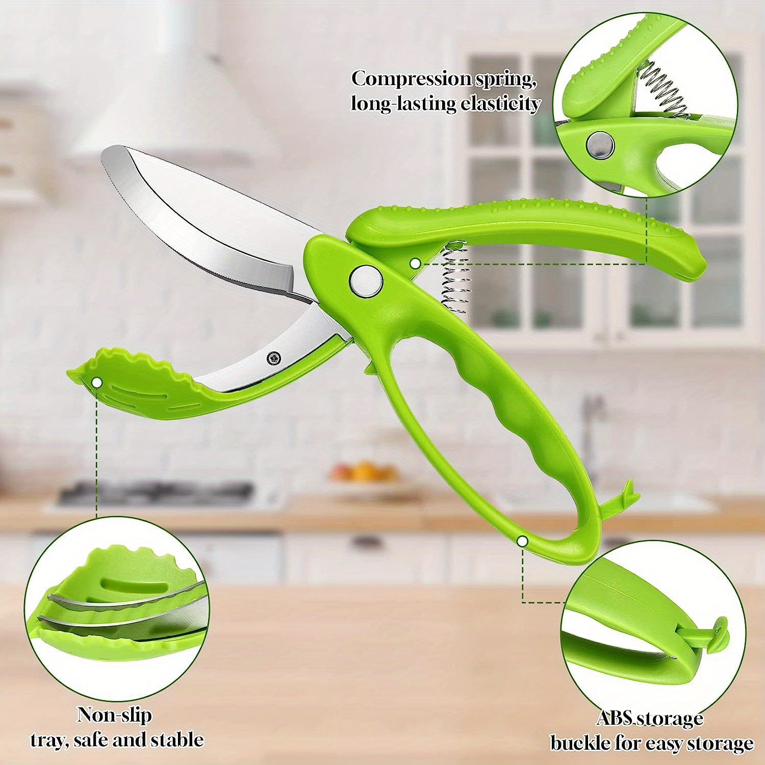 Salad Chopper Scissors, Salad Scissors For Chopped Salad, Kitchen Salad  Scissors For Vegetable Lettuce, Kitchen Scissors, Kitchen Shears, For Chopping  Salad, Multi-layers Kitchen Cutting Herb Scissors, Salad Tool Kitchen Tools  - Temu