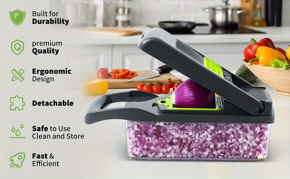 Kitchen Master Multipurpose Slicer/Dicer With Peeler Tool – My Kitchen  Gadgets