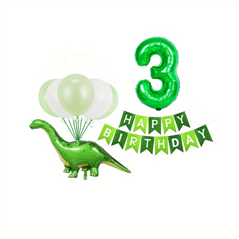 Set Ultimo Numero Palloncini Dinosauro Animale Set - Temu Italy