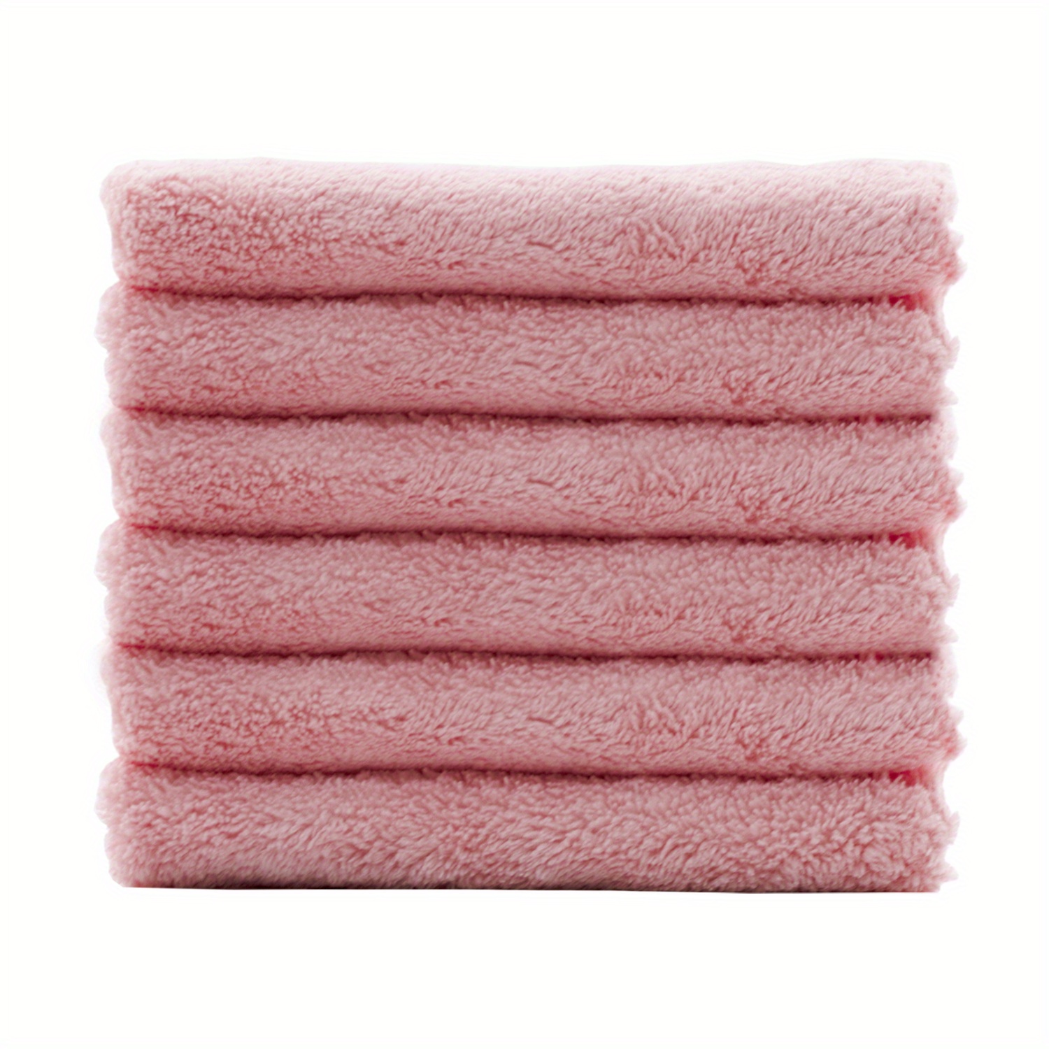  Paquete de 2 toallas de cocina con la punta de los dedos,  algodón de rizo de terciopelo, 11 x 18 pulgadas, toallas pequeñas con  dobladillo para la cara (rojo) : Hogar y Cocina