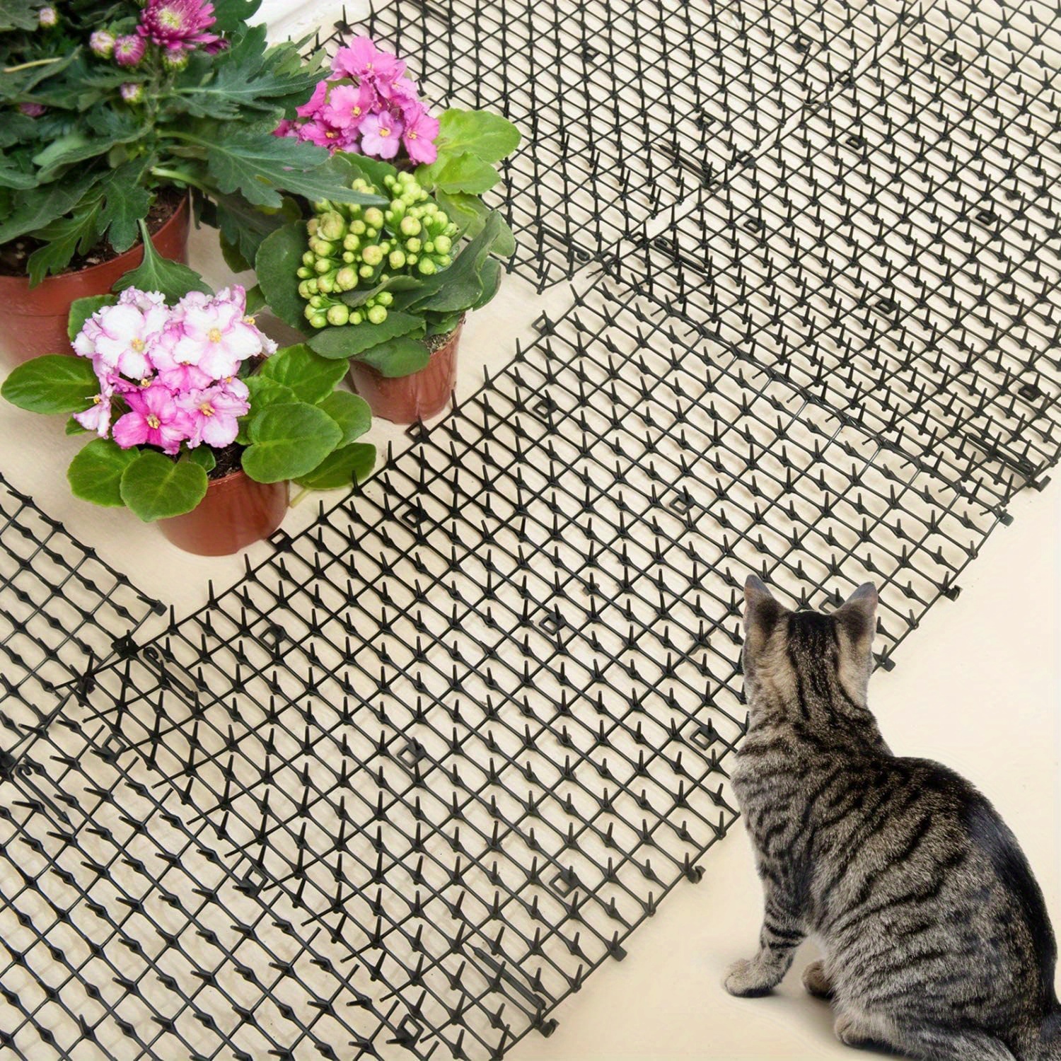 Cat Deterrent Mat, Cat Scat Mat With Spikes Prickle Strips, Pet Repellent  Mat, Indoor Cat Scat Mat, Anti Digging For Dogs, Durable Cat Spike Mat Fpr  Indoor Balcony Garden - Temu