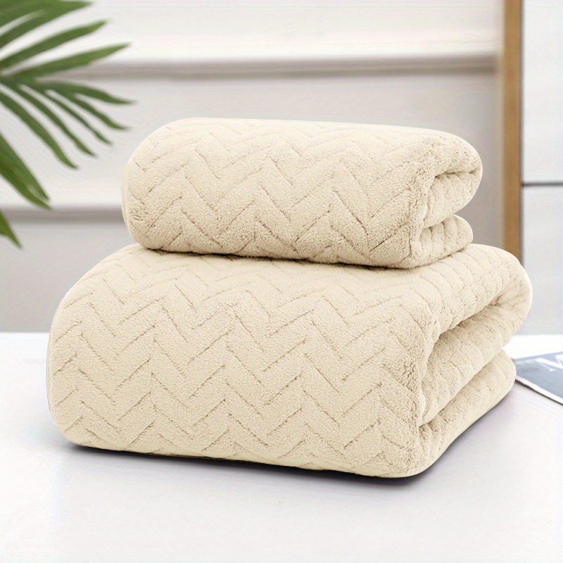 MOONQUEEN - Juego de toallas ultra suaves y de secado rápido, 2 toallas de  baño, 2 toallas de mano, 2 toallas pequeñas, microfibra coral altamente