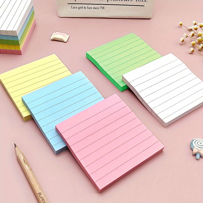 5/10pads Pastel Sticky Notes 3x3 Sticky Pads Small Sticky - Temu