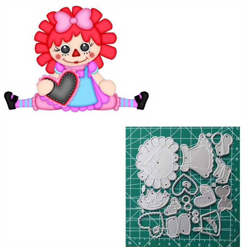 Ragamuffins / Raggedy Ann & Andy Letters Scrapbook Stickers