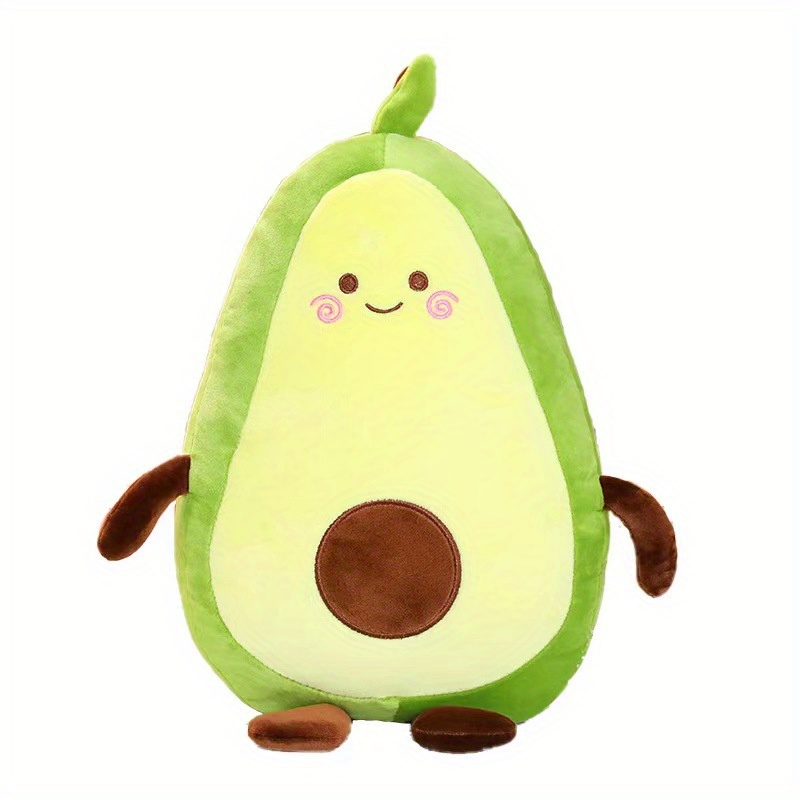 Animal de peluche de aguacate, 11,5 pulgadas, Plushies, Squishy Snuggle,  juguetes de peluche, suave, Kawaii, con forma de comida, Plushie, serie de  frutas, almohada para abrazar para niños/niños pequeños/adolescentes JM