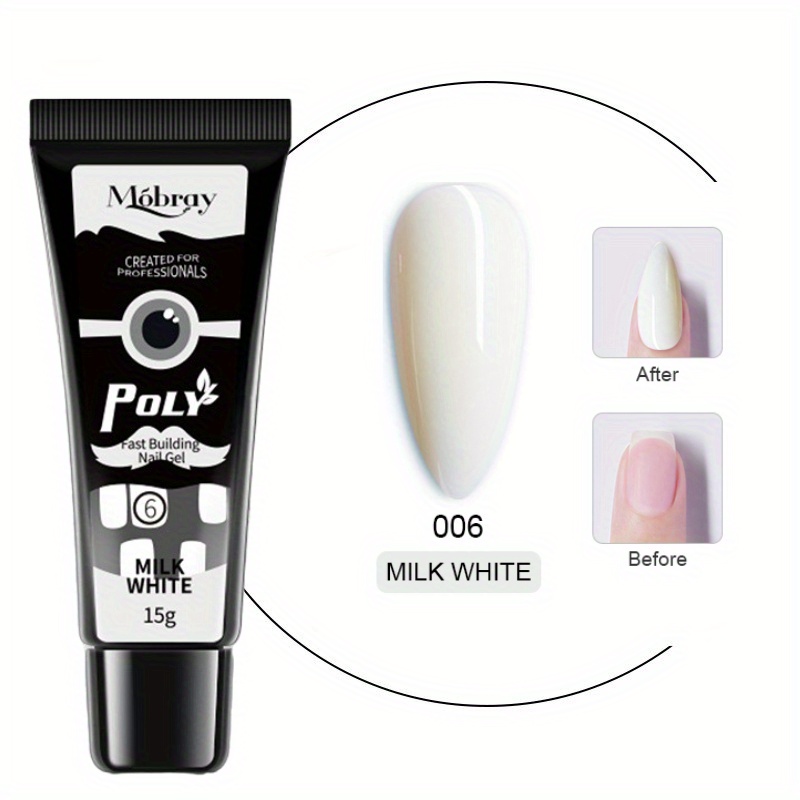 Pink Clear Poly Extension Gel Fast Building Gel For Beginners