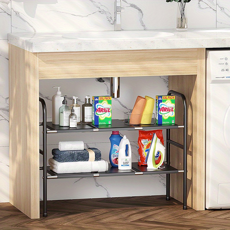 1pc Telescopic Under Sink Shelf - Arts, Crafts & Sewing - Temu Philippines