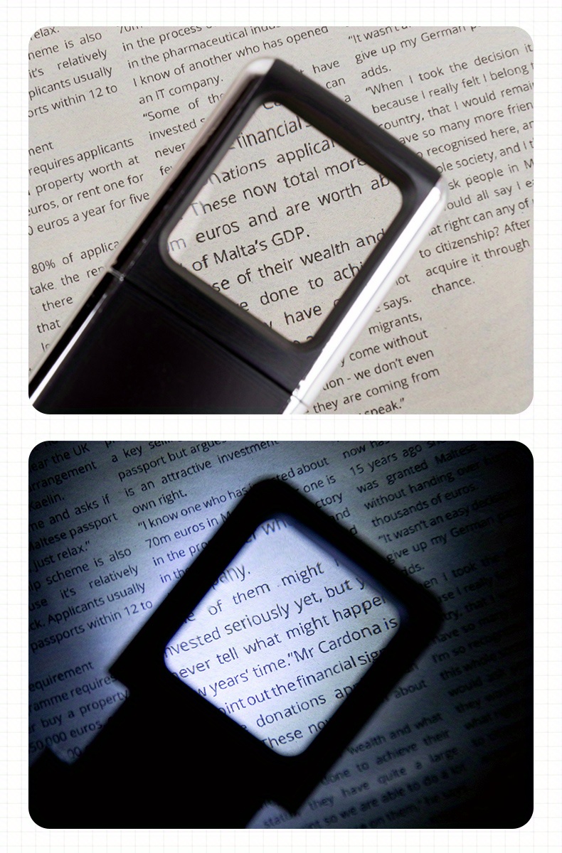 Portable Led Magnifier Mini Night Light Lighting Jeweler - Temu