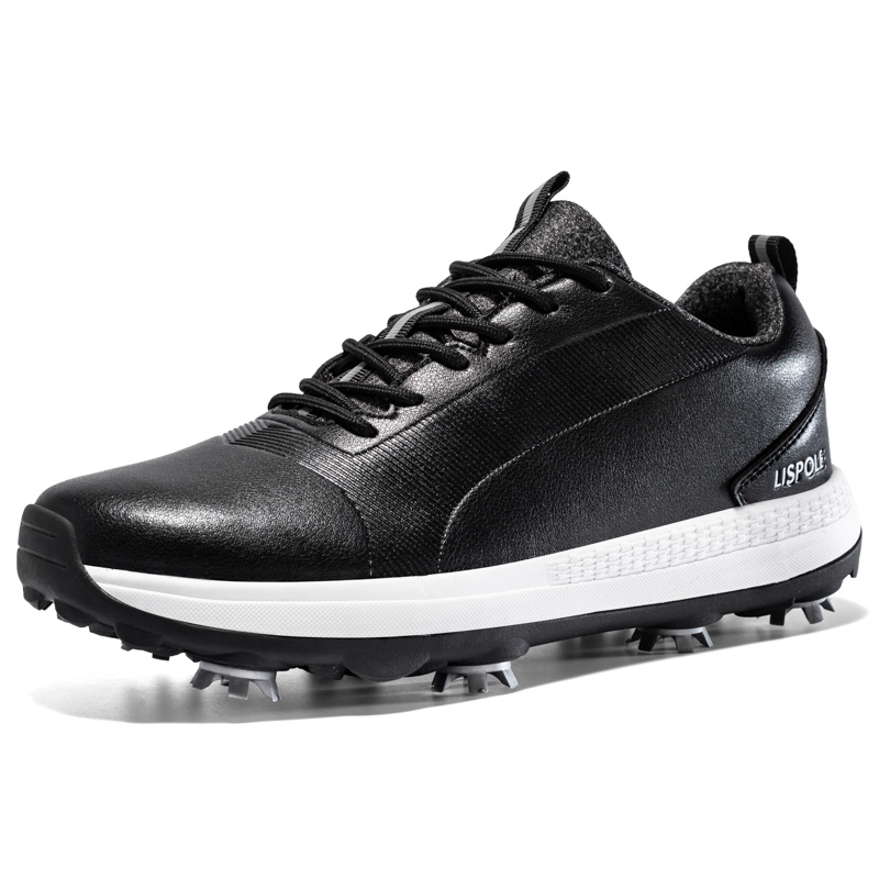 Mens Non Slip Spiked Golf Shoes Professional Lace Up Sports Sneakers For  Golf Training - Sports & Outdoors - Temu Canada