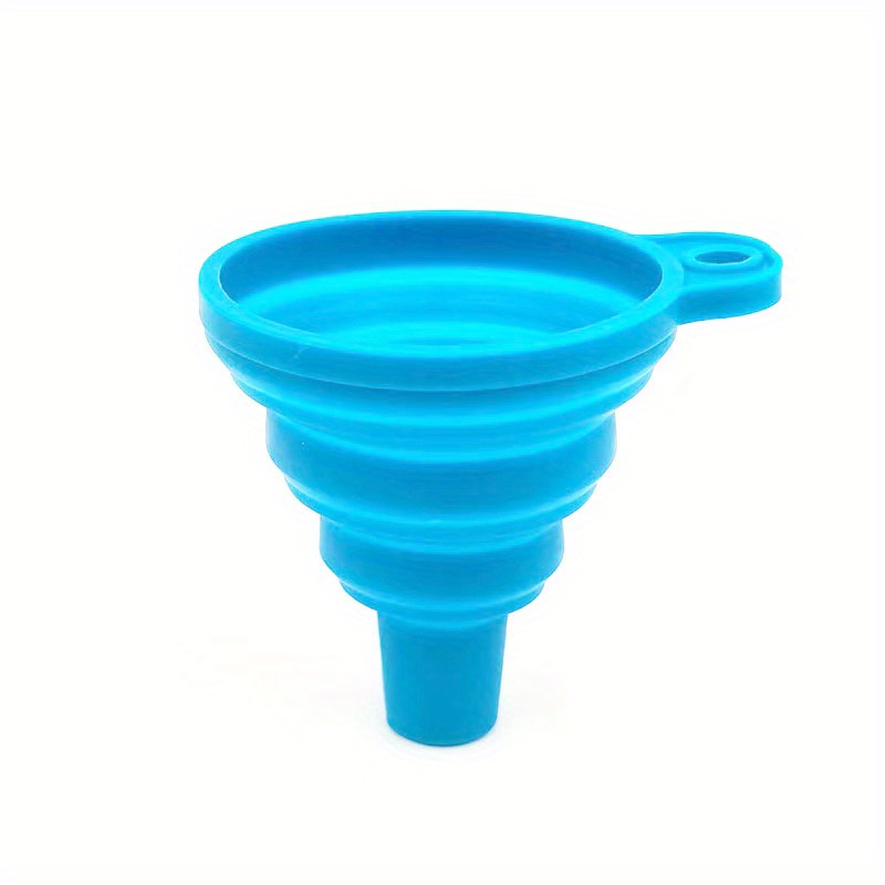 Handheld Silicone Folding Funnel Portable Oil Pot Funnels Hung