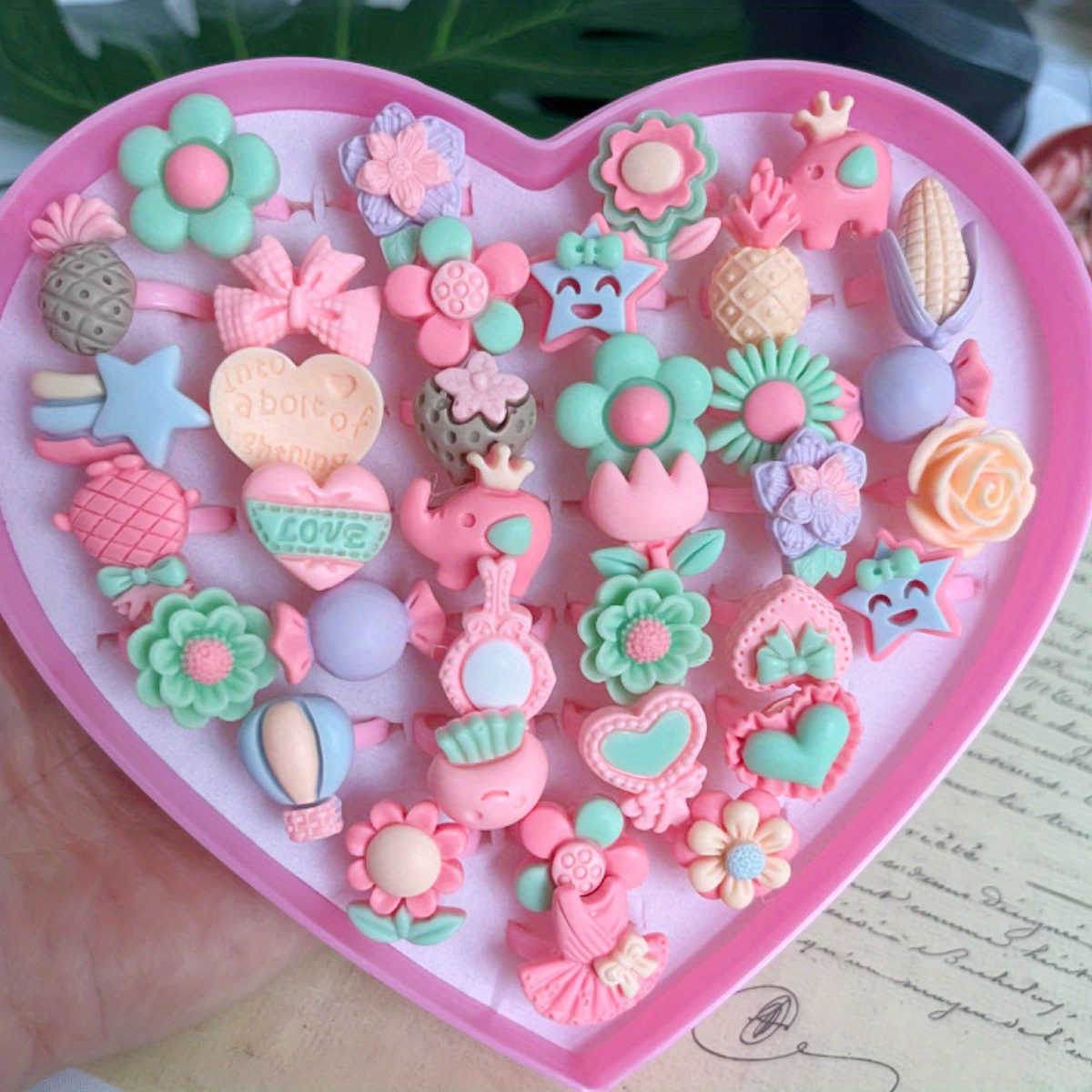 Candy Heart Rings