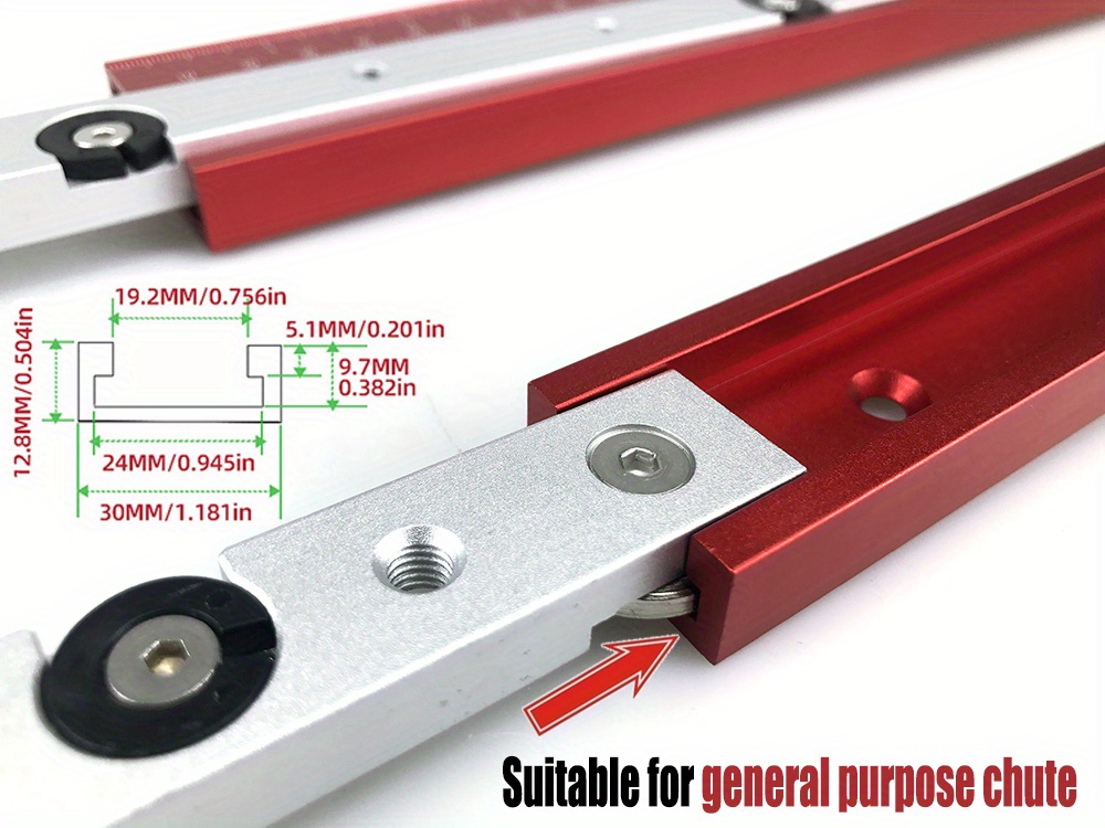 Miter Bar Jig Fixture Bar Slider Table Saw Gauge Rod Wood Temu