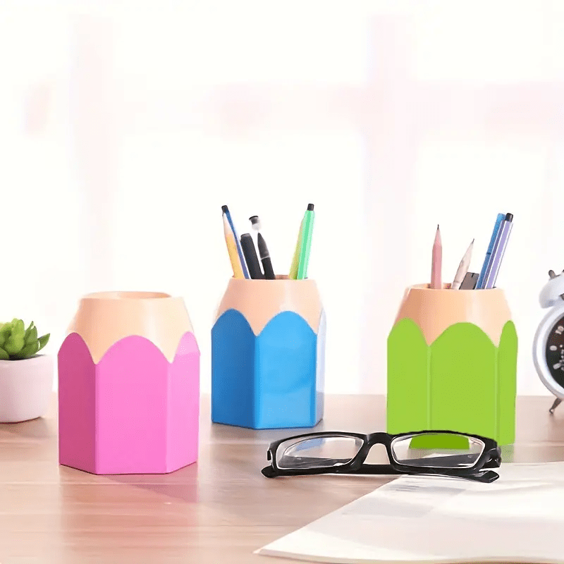 Multifunctional Desktop Organizer. Cute Desk Pencil Holder.creative