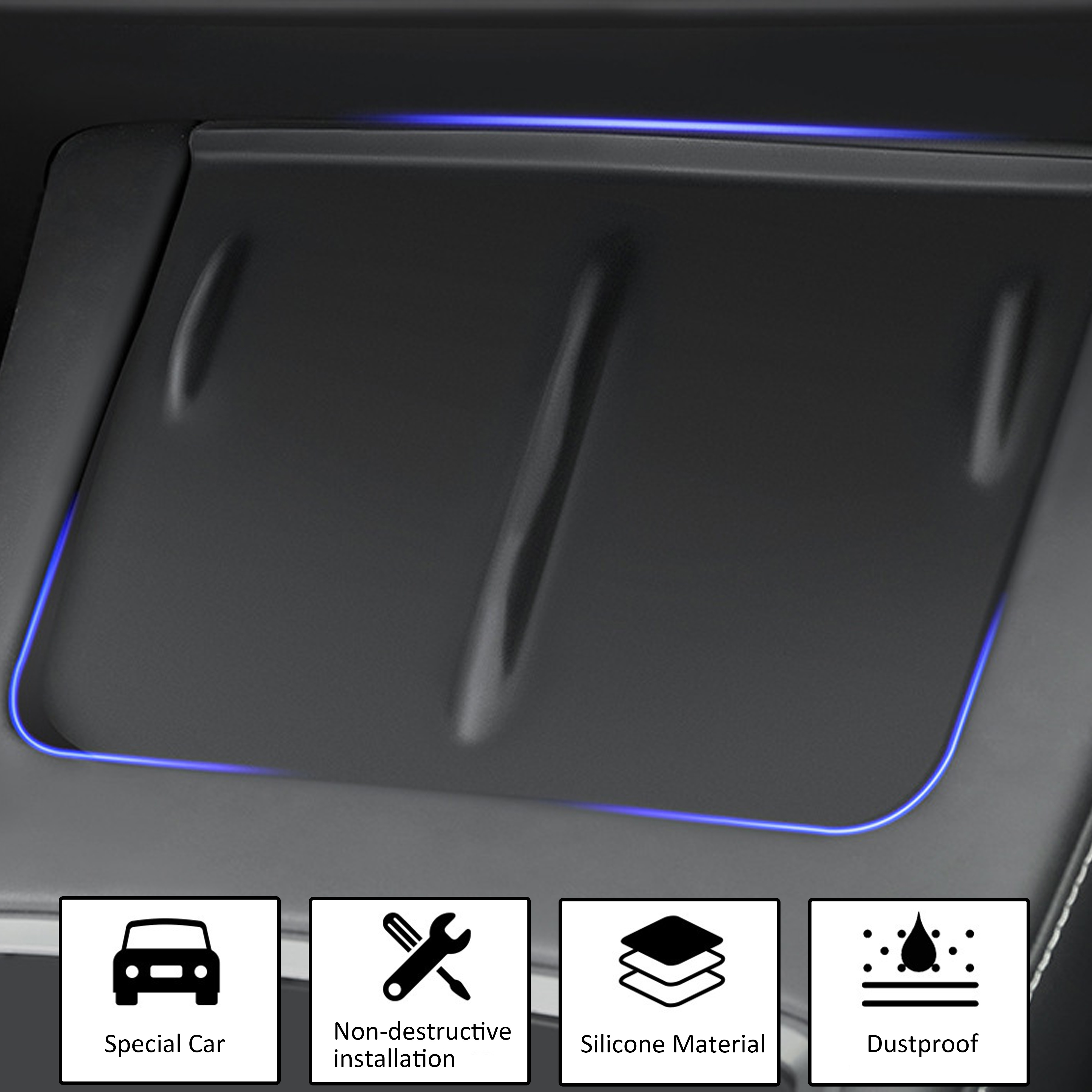 Für Model 3/Y Silikon Wireless Charging Pad - Temu Austria