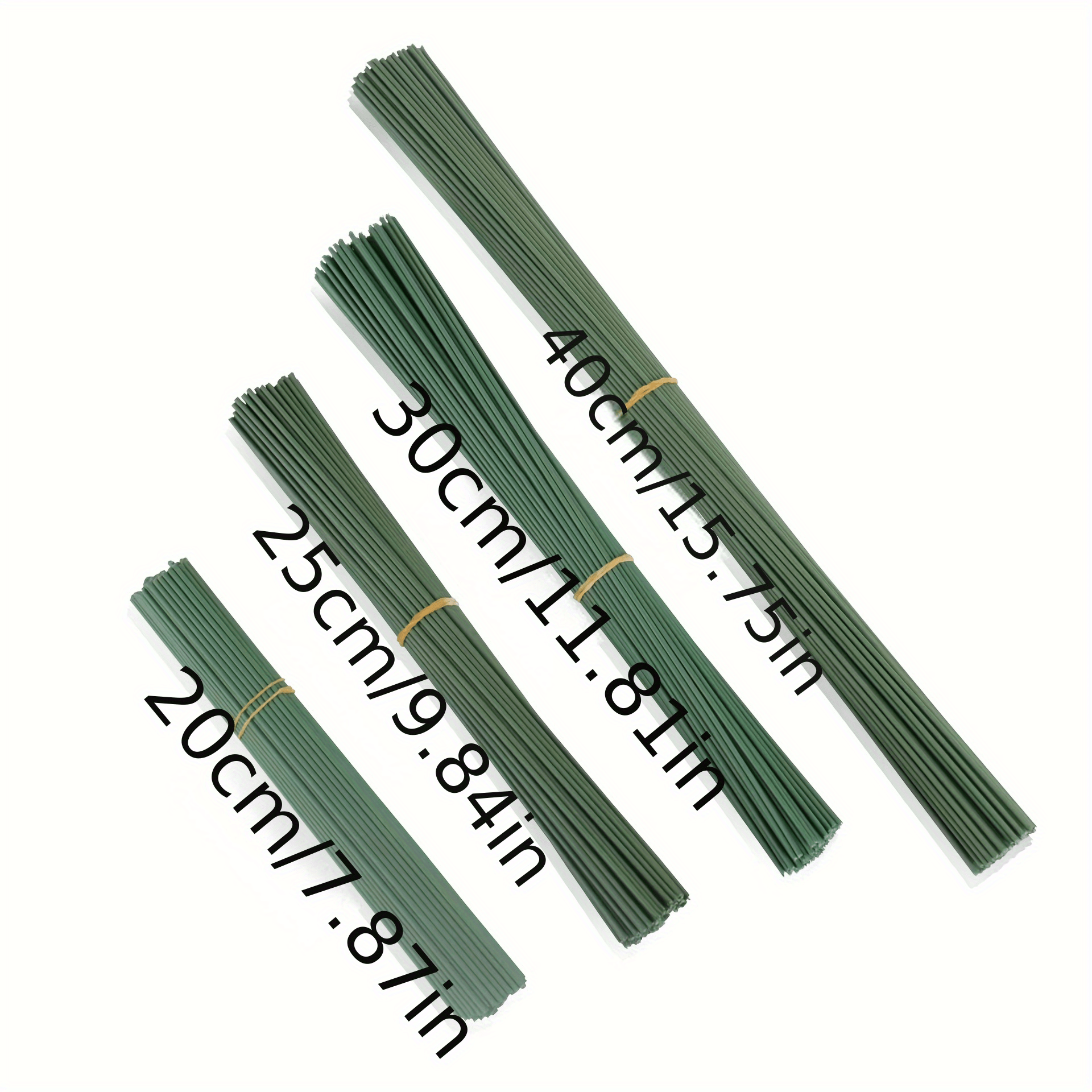 Green Enameled Cut Florist Wire 18 18 Gauge