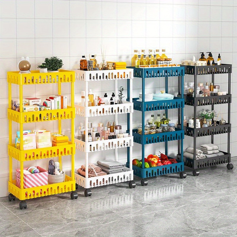 Multi layer Storage Rack Cart Movable Small Cart Shower - Temu