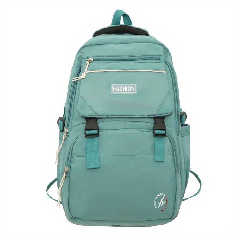 Large Capacity Preppy Backpack, School Laptop BookBag