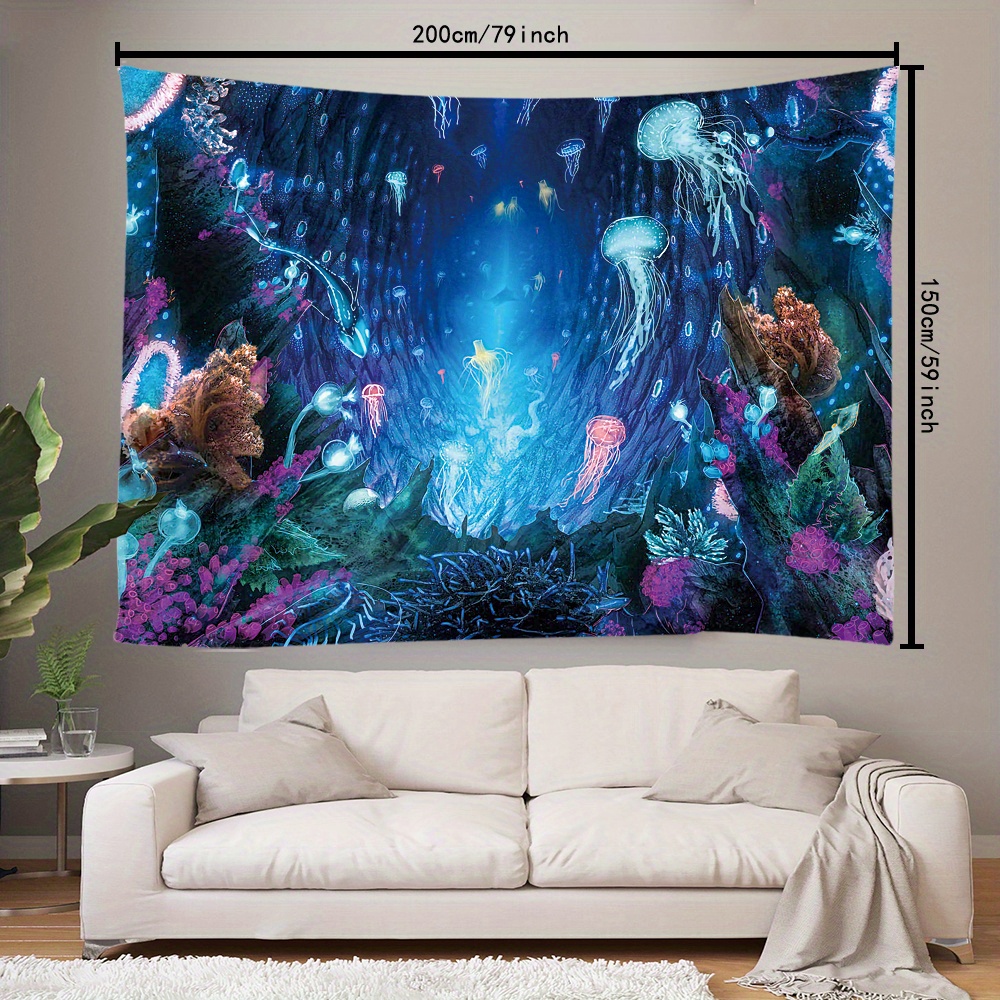 Sea World Tapestry Cute Dolphin Tapestry Fish Group Tapestry - Temu United  Arab Emirates