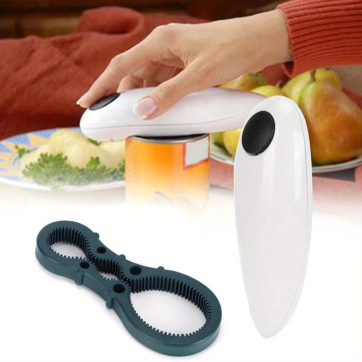 Electric Can Opener Hands Free Automatic No Sharp Edges Best Gift